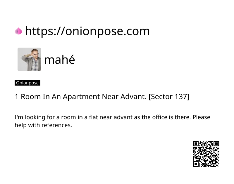 1-room-in-an-apartment-near-advant-sector-137