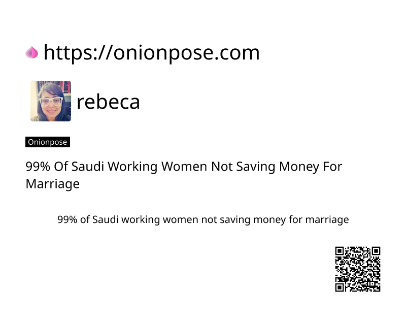 99-of-saudi-working-women-not-saving-money-for-marriage