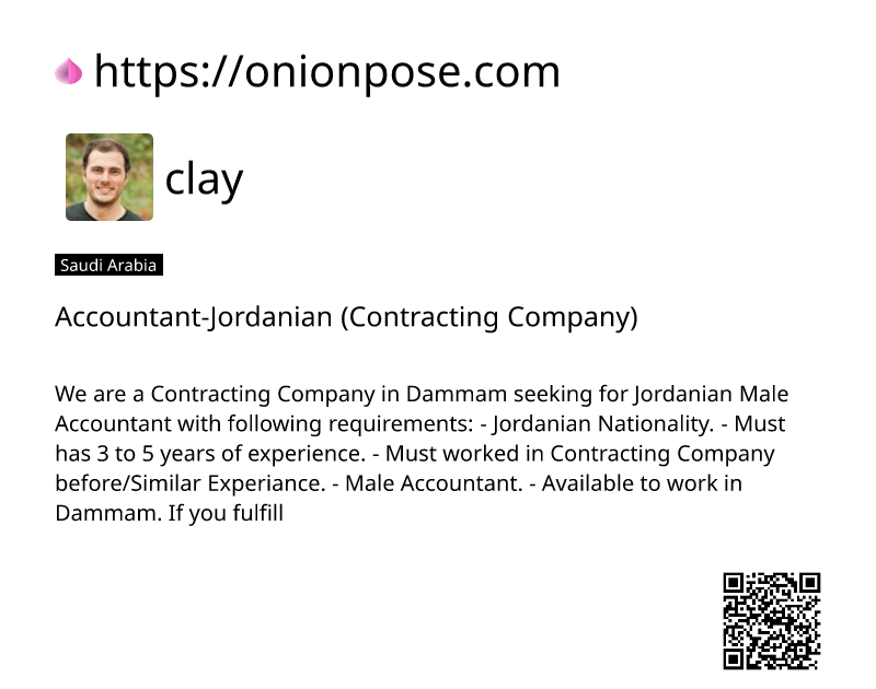 accountant-jordanian-contracting-company