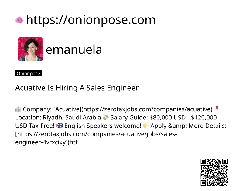 acuative-is-hiring-a-sales-engineer