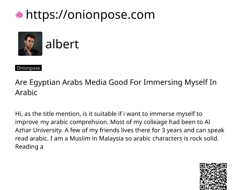 are-egyptian-arabs-media-good-for-immersing-myself-in-arabic