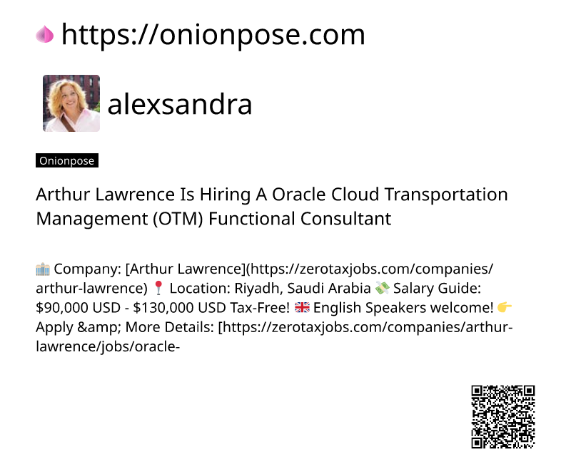 arthur-lawrence-is-hiring-a-oracle-cloud-transportation-management-otm-functional-consultant