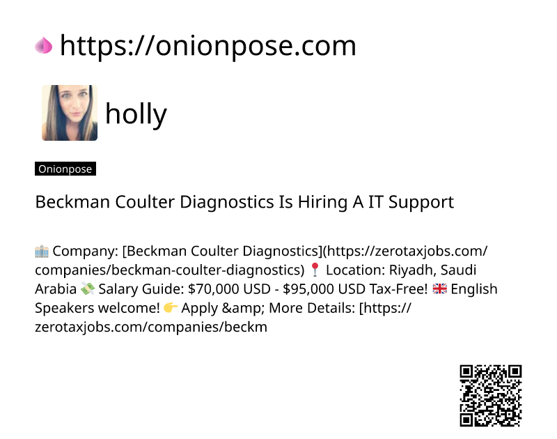 beckman-coulter-diagnostics-is-hiring-a-it-support