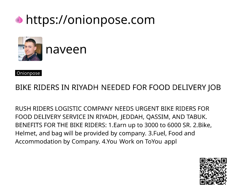 bike-riders-in-riyadh-needed-for-food-delivery-job