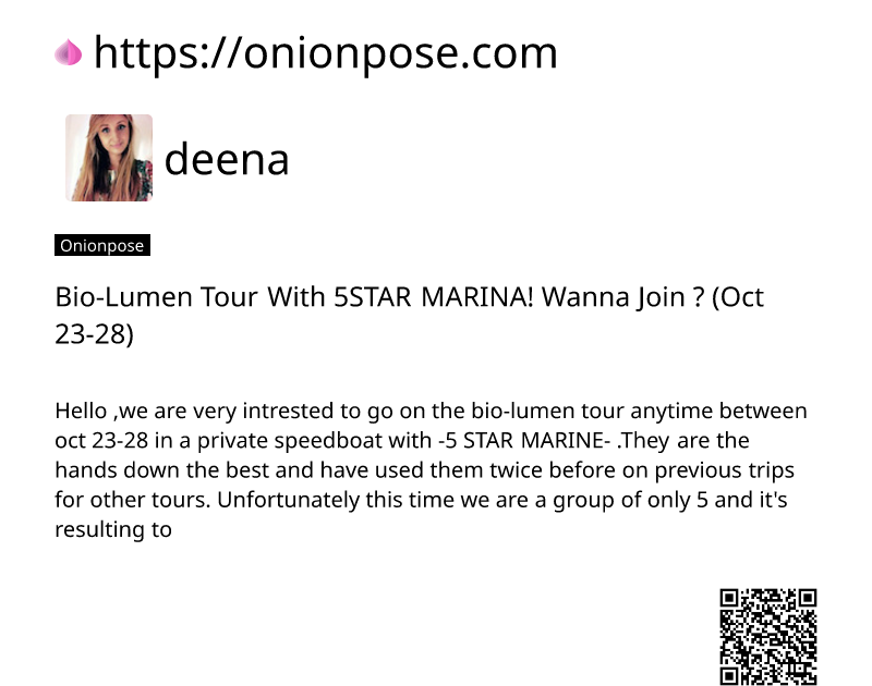 bio-lumen-tour-with-5star-marina-wanna-join-oct-23-28