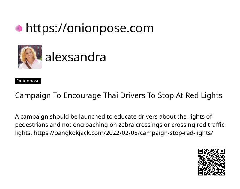 campaign-to-encourage-thai-drivers-to-stop-at-red-lights