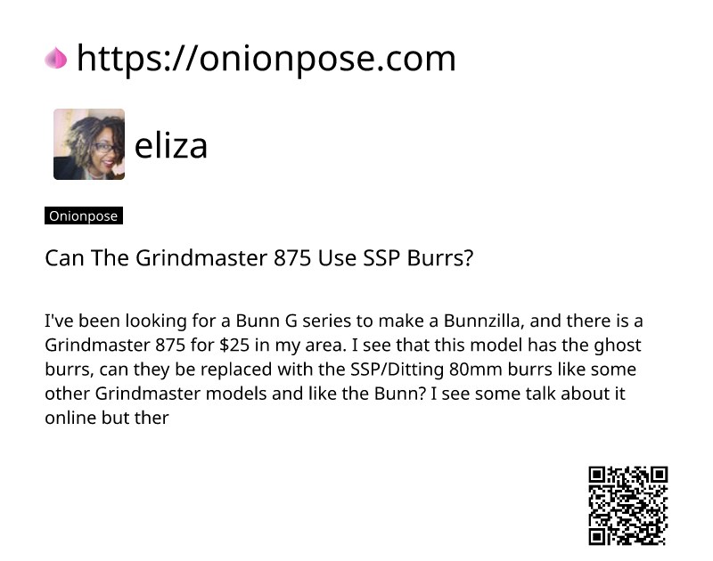 can-the-grindmaster-875-use-ssp-burrs