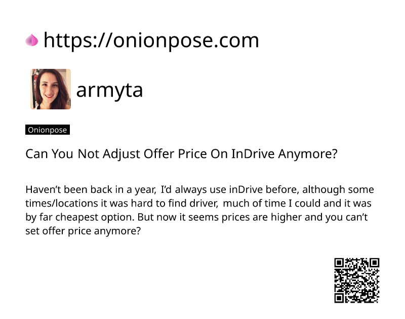 can-you-not-adjust-offer-price-on-indrive-anymore