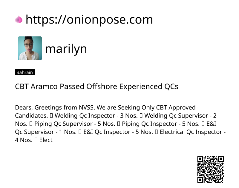 cbt-aramco-passed-offshore-experienced-qcs