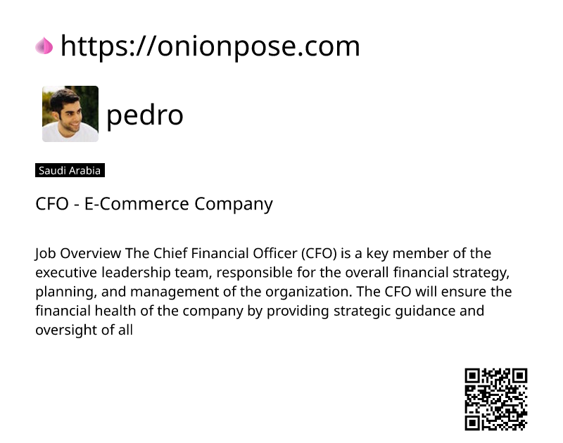 cfo-e-commerce-company