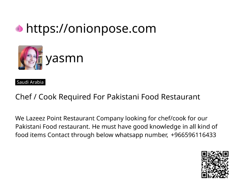 chef-cook-required-for-pakistani-food-restaurant