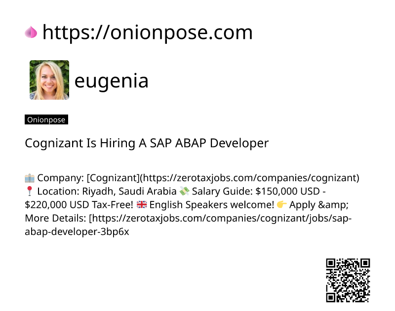 cognizant-is-hiring-a-sap-abap-developer