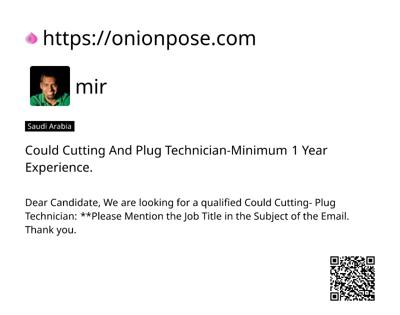 could-cutting-and-plug-technician-minimum-1-year-experience