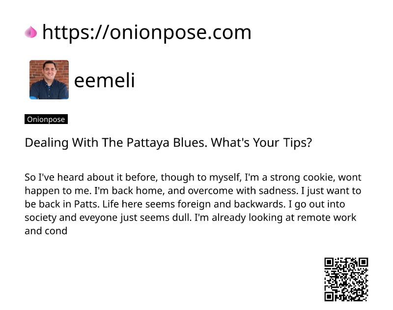 dealing-with-the-pattaya-blues-whats-your-tips