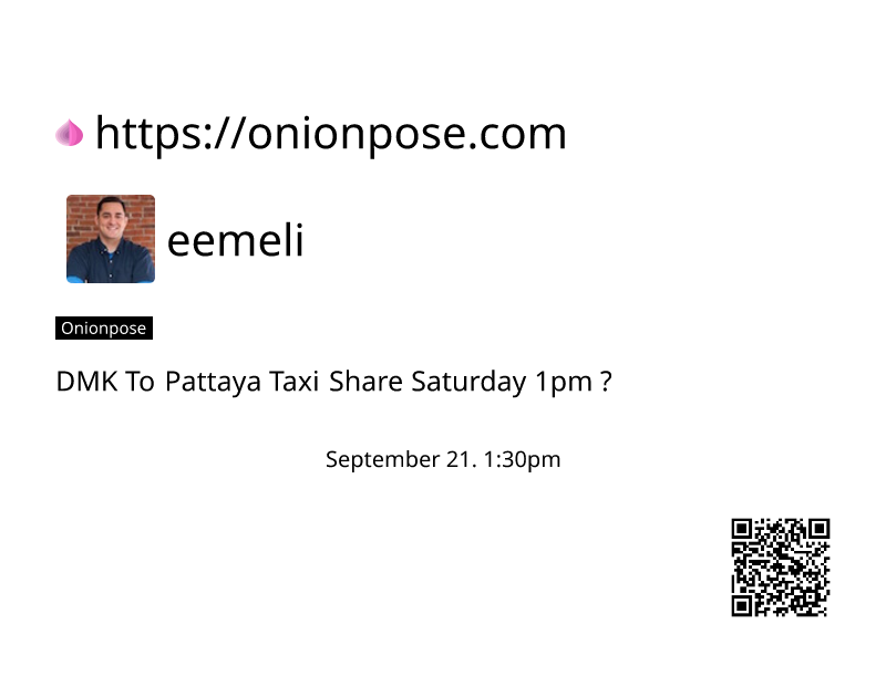 dmk-to-pattaya-taxi-share-saturday-1pm