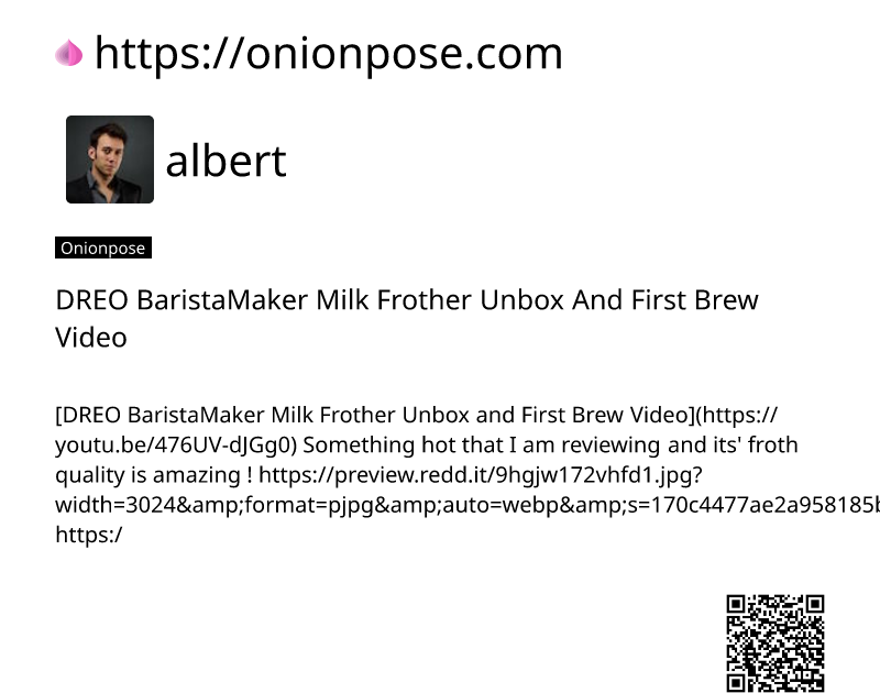 dreo-baristamaker-milk-frother-unbox-and-first-brew-video