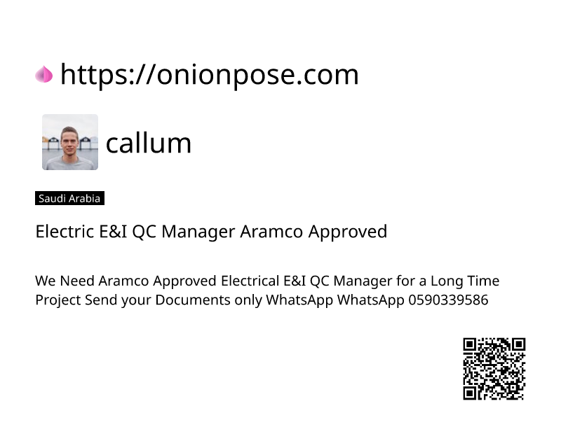 electric-ei-qc-manager-aramco-approved