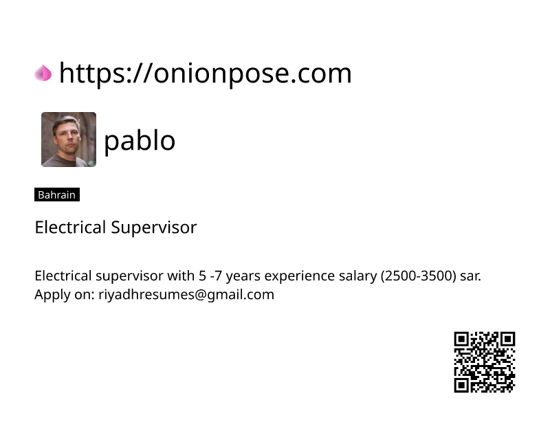 electrical-supervisor