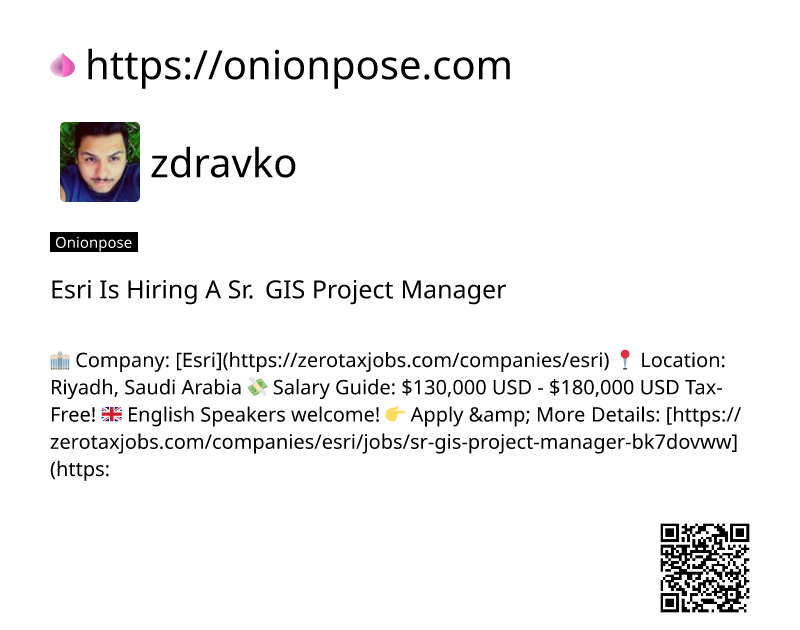 esri-is-hiring-a-sr-gis-project-manager