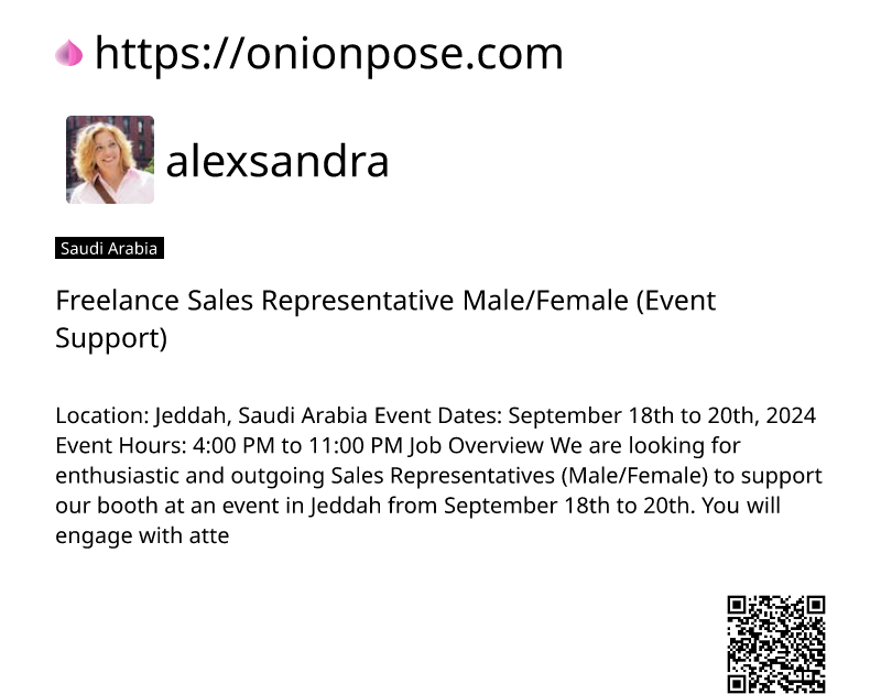 freelance-sales-representative-malefemale-event-support