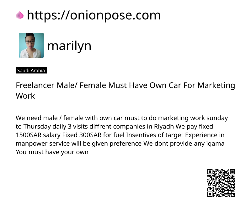 freelancer-male-female-must-have-own-car-for-marketing-work