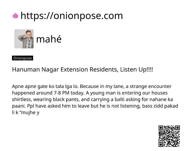 hanuman-nagar-extension-residents-listen-up