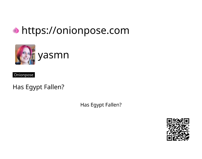 has-egypt-fallen