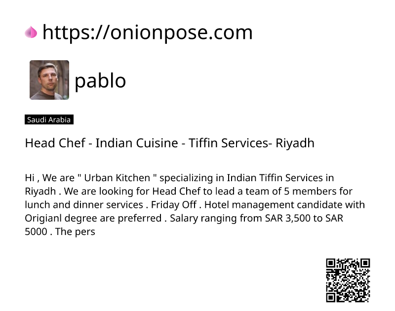 head-chef-indian-cuisine-tiffin-services-riyadh