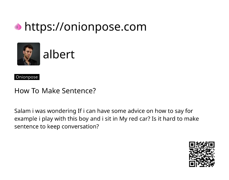 how-to-make-sentence