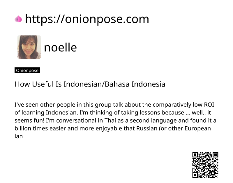 how-useful-is-indonesianbahasa-indonesia