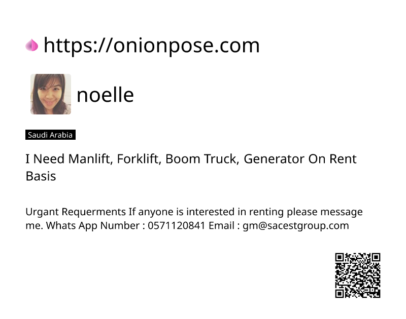 i-need-manlift-forklift-boom-truck-generator-on-rent-basis