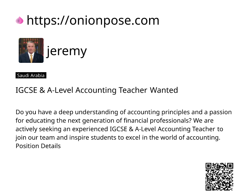 igcse-a-level-accounting-teacher-wanted