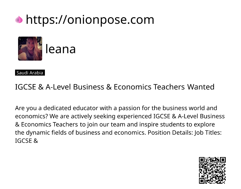 igcse-a-level-business-economics-teachers-wanted