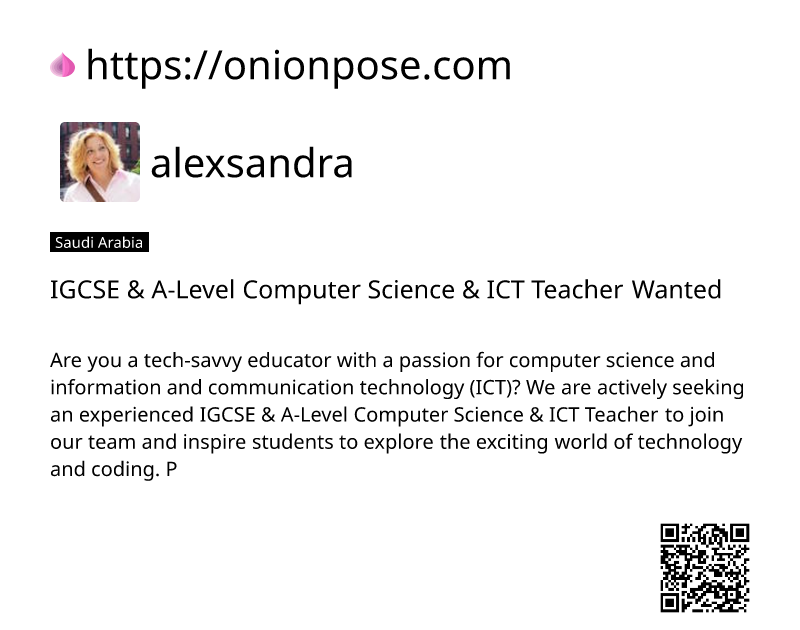 igcse-a-level-computer-science-ict-teacher-wanted