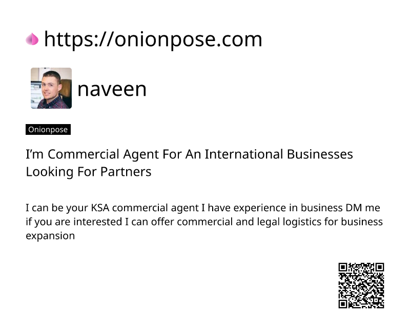 im-commercial-agent-for-an-international-businesses-looking-for-partners