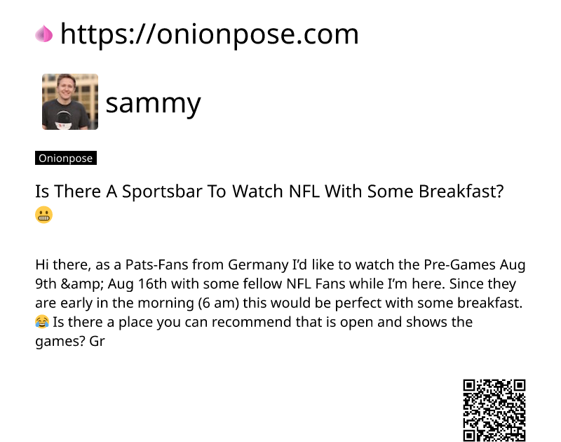 is-there-a-sportsbar-to-watch-nfl-with-some-breakfast