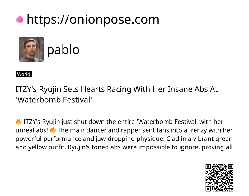 itzys-ryujin-sets-hearts-racing-with-her-insane-abs-at-waterbomb-festival