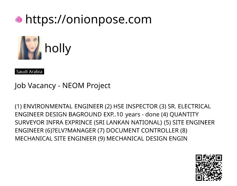 job-vacancy-neom-project