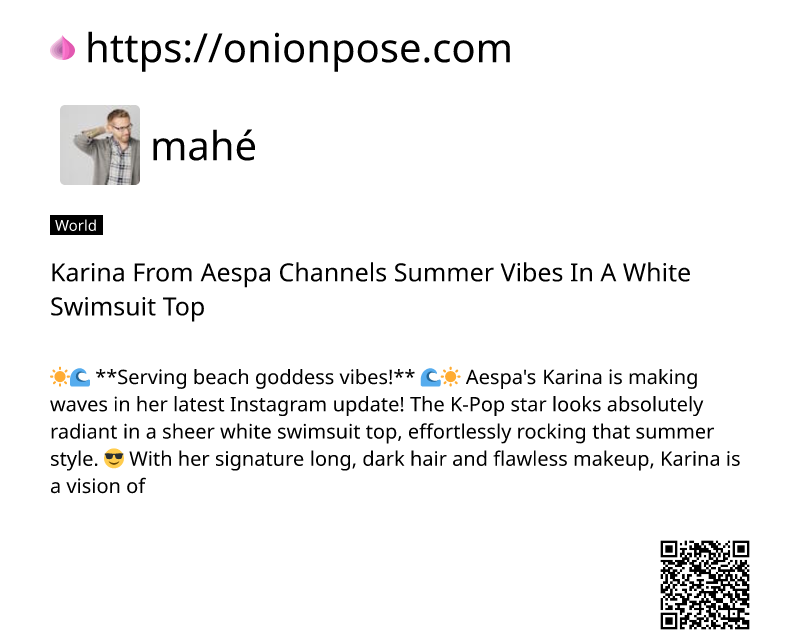 karina-from-aespa-channels-summer-vibes-in-a-white-swimsuit-top