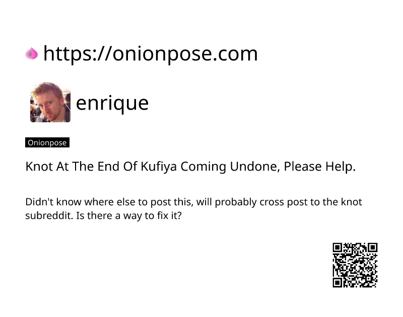 knot-at-the-end-of-kufiya-coming-undone-please-help