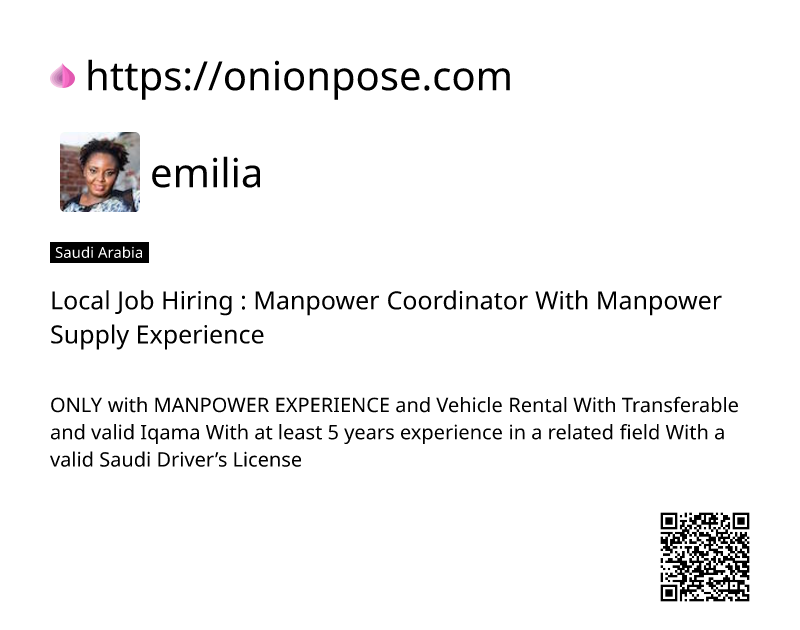 local-job-hiring-manpower-coordinator-with-manpower-supply-experience