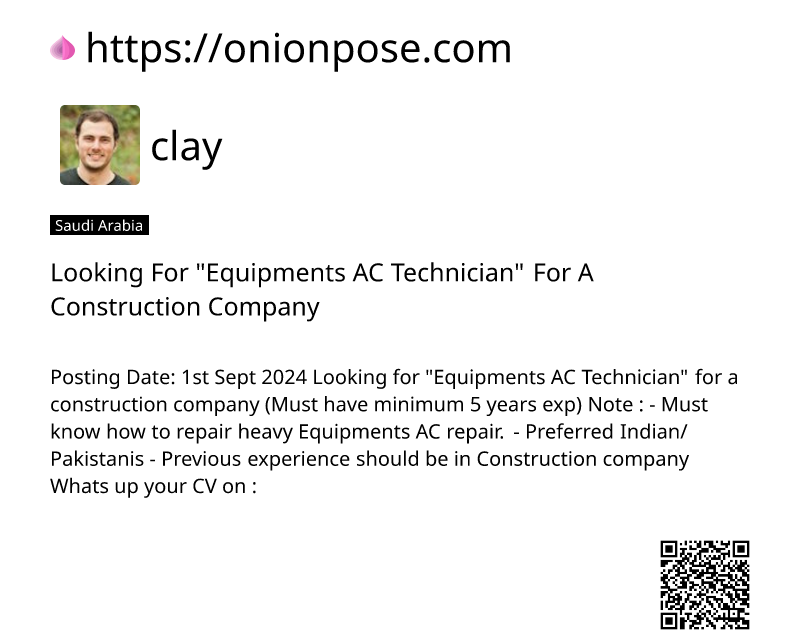 looking-for-equipments-ac-technician-for-a-construction-company