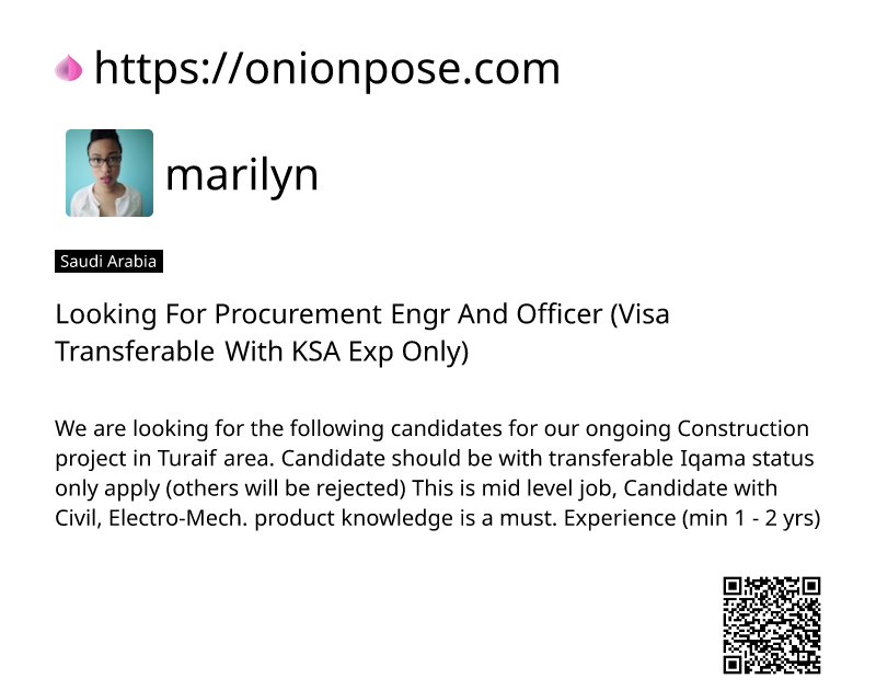 looking-for-procurement-engr-and-officer-visa-transferable-with-ksa-exp-only