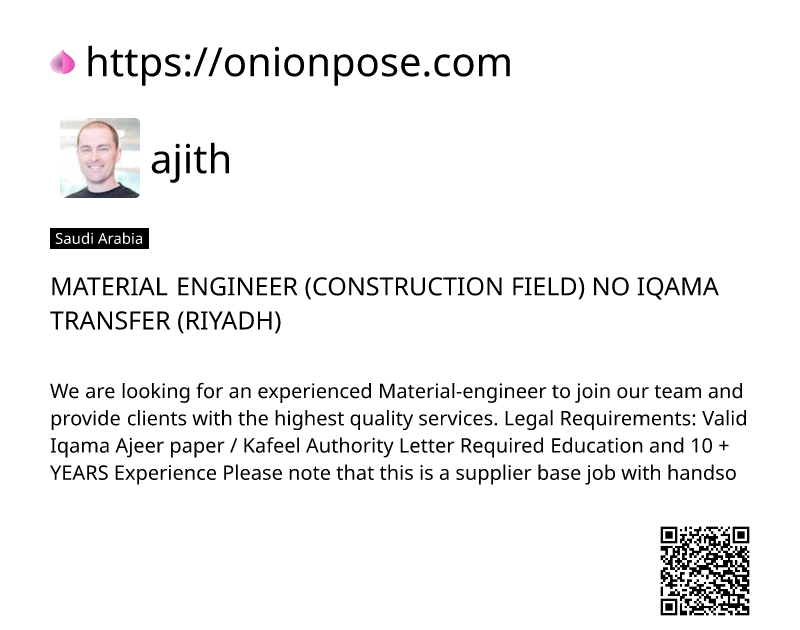 material-engineer-construction-field-no-iqama-transfer-riyadh