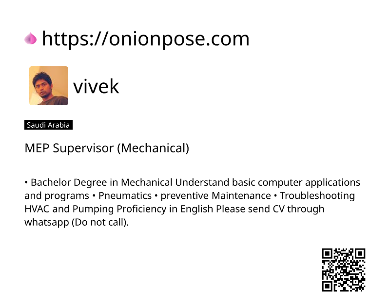 mep-supervisor-mechanical