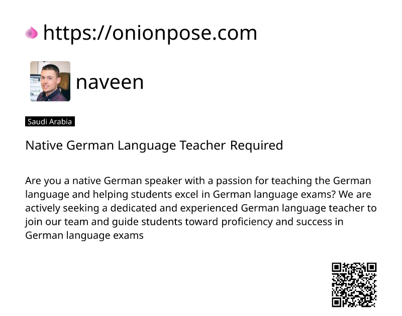 native-german-language-teacher-required