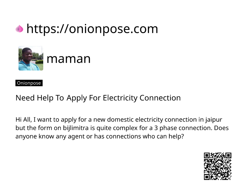 need-help-to-apply-for-electricity-connection