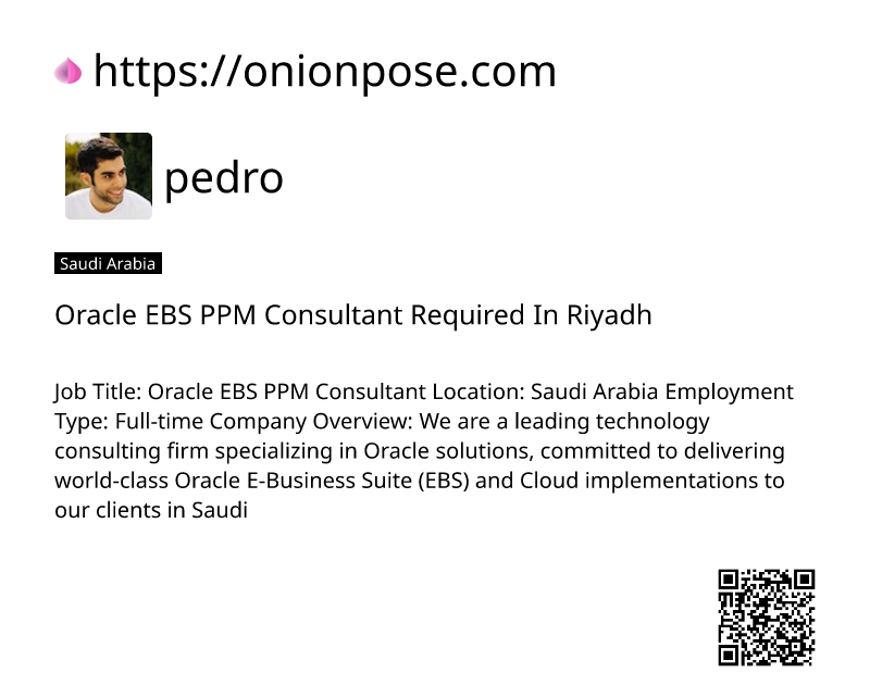 oracle-ebs-ppm-consultant-required-in-riyadh