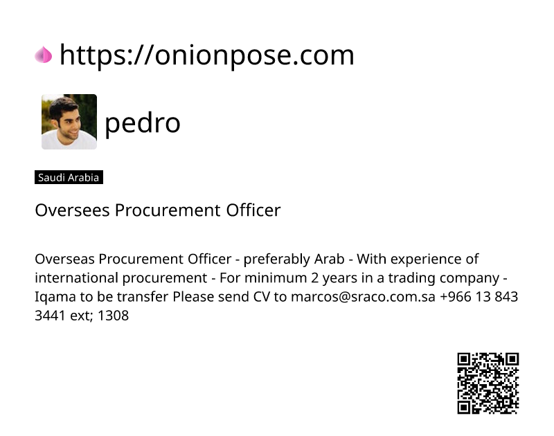 oversees-procurement-officer