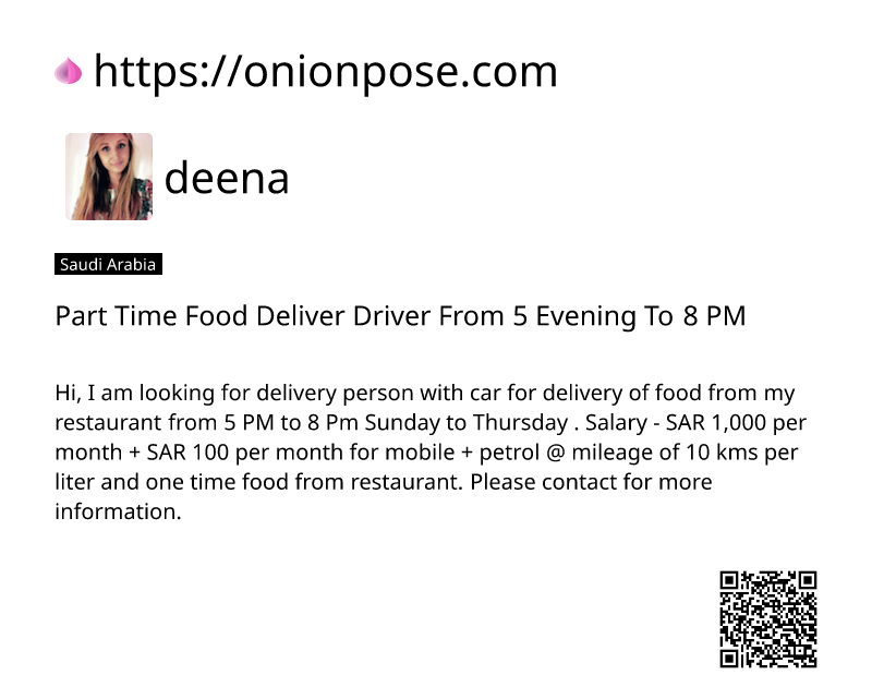 part-time-food-deliver-driver-from-5-evening-to-8-pm